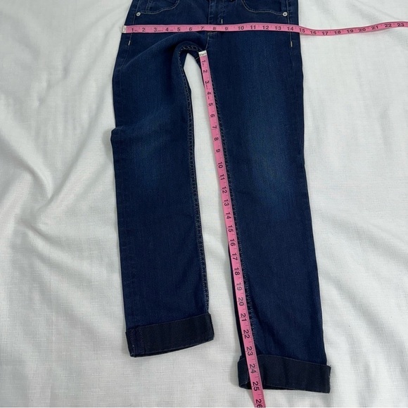 Hudson Women's Size 25 Bacara Straight Cuffed Crop Stretch Jeans - Picture 11 of 11